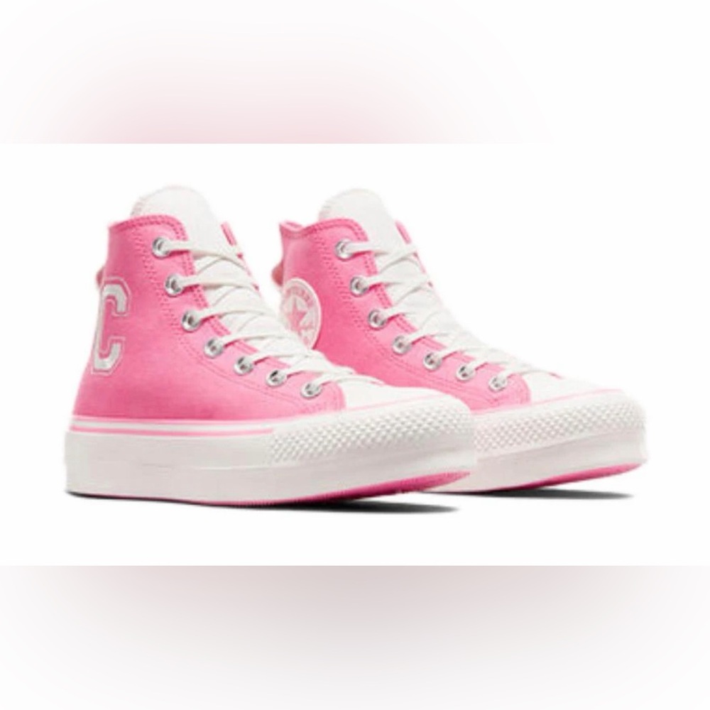 Converse All Star Chuck Taylor Varsity Pink High Tops Size 10 Womens New limited